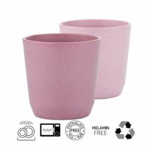 2 verres roses REER bébé