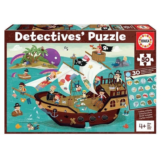 Puzzle Bateau Pirate educa