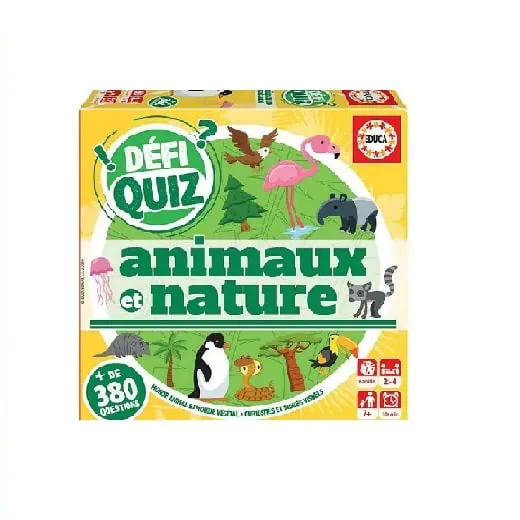Jeu Quiz Animaux Nature educa