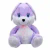 Lapin peluche pourpre selay