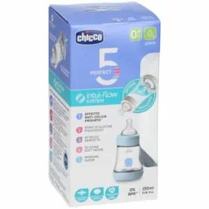 Biberon plastique Chicco bleu bebe