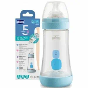Biberon Plastique Chicco 240ml Bleu bebe