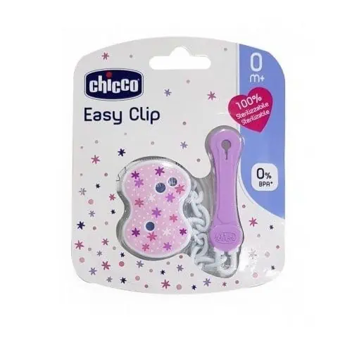 Attache sucette Chicco Rose bébé