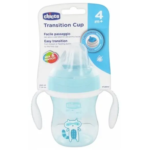 Tasse transition Chicco Bleue 4m+ bébé