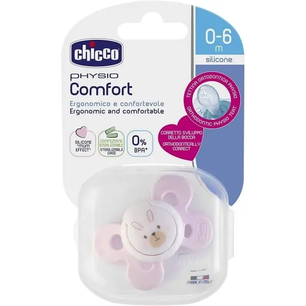 Sucette Chicco Rose 0-6m bébé