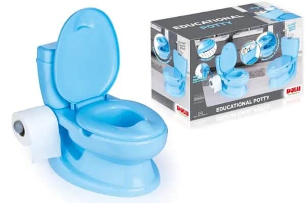pot toilette éducatif bleu Dolu