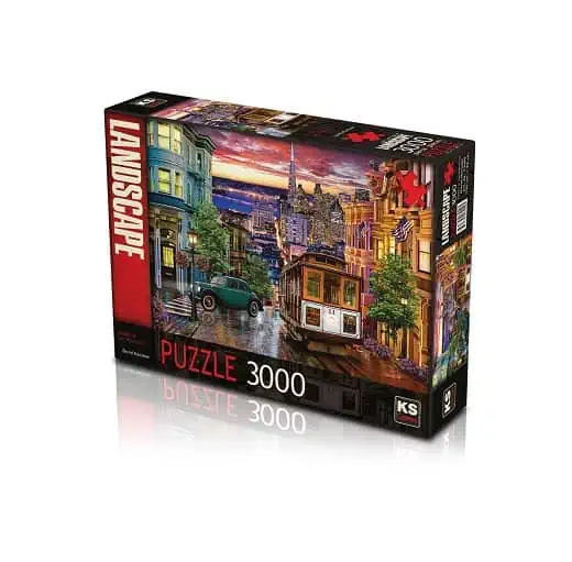 Puzzle 3000pcs Sunset San Francisco KSGAMES