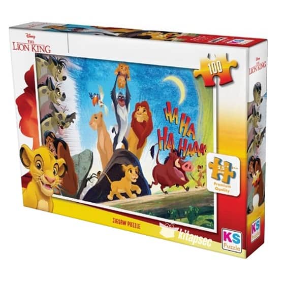 Puzzle Roi Lion 100pcs KSGAMES - Jouets et articles bébé