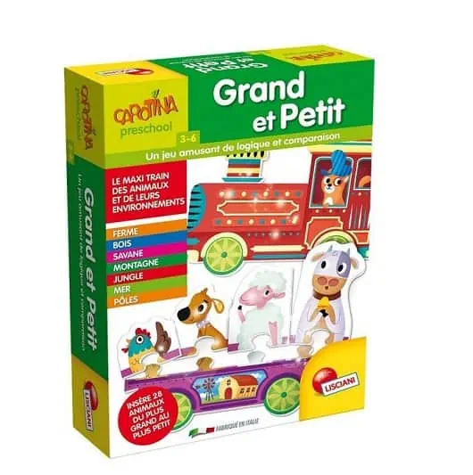 Grand et petit Lisciani jeu éducatif