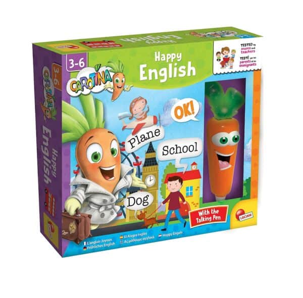 Apprends anglais Carotina Lisciani jeu éducatif