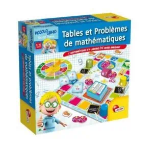 Tables et problèmes mathématiques Lisciani jeu éducatif