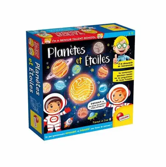 Planètes et étoiles Lisciani jeu éducatif