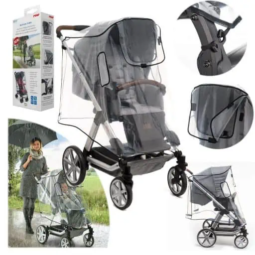 Protège pluie poussette REER bébé