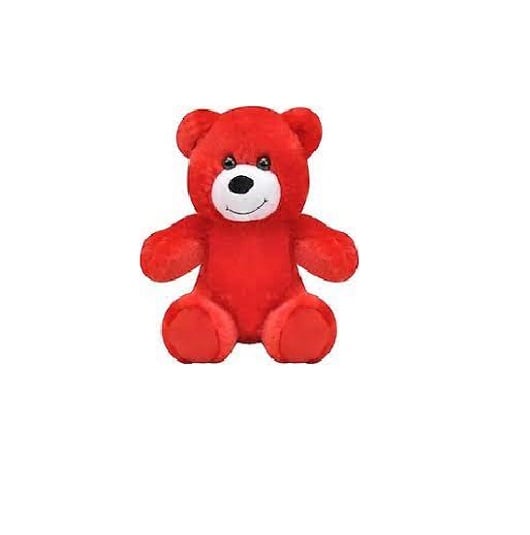 Ours peluche rouge selay