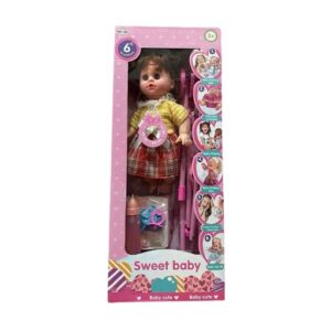 poupée avec poussette