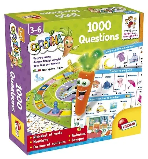 Carotina 1000 Questions Lisciani 18022-min