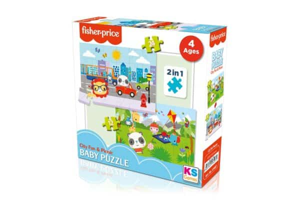 Puzzle bébé FisherPrice Picnic-min