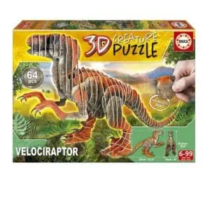 Velociraptor Puzzle 3D EDUCA