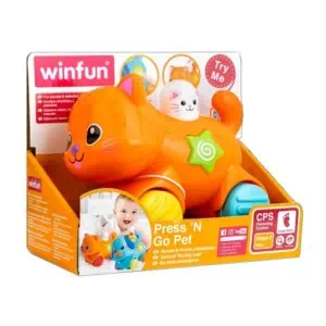 chaton roulant musical winfun 734