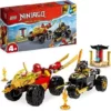 Combat en voiture et moto Ninjago Lego