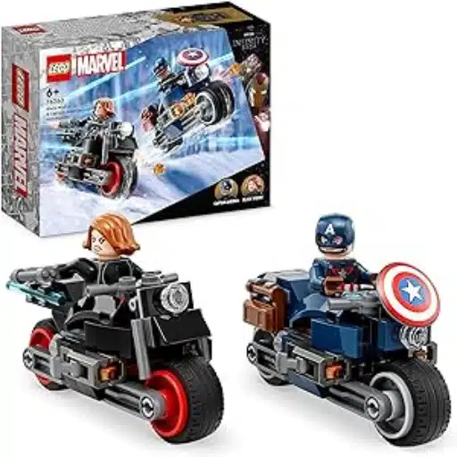 Moto-Black-widow-Captain-America-Lego