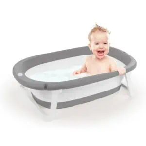 Baignoire-Pliable bébé gris Dolu