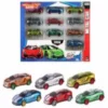 Coffret jouet avec 10 voitures metalliques a friction Toysan