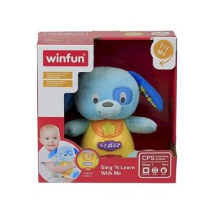 peluche chiot musical winfun