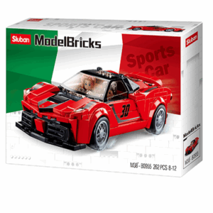 Voiture rouge lego sluban