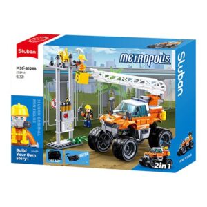 Véhicule sauvetage lego Sluban B1288
