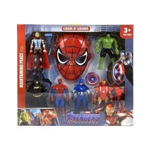 Coffret Spiderman Avengers masque et personnages