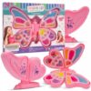 coffret maquillage papillon rose