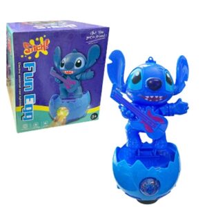 Stitch avec guitare musicale