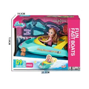 Bateau Barbie et poupée