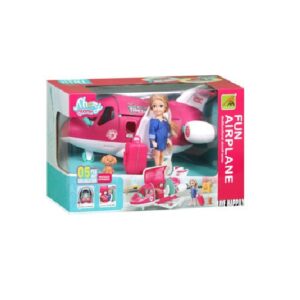 Avion Barbie et hôtesse