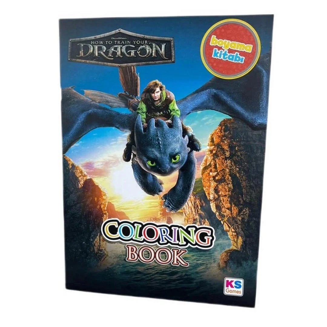 Livre de coloriage dragons KSGames