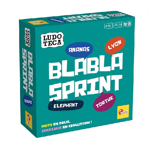 Jeu de société Ludoteca Blabla Sprint Ambiance de Mots Lisciani
