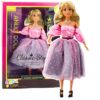 Poupée classique robe dentelle rose