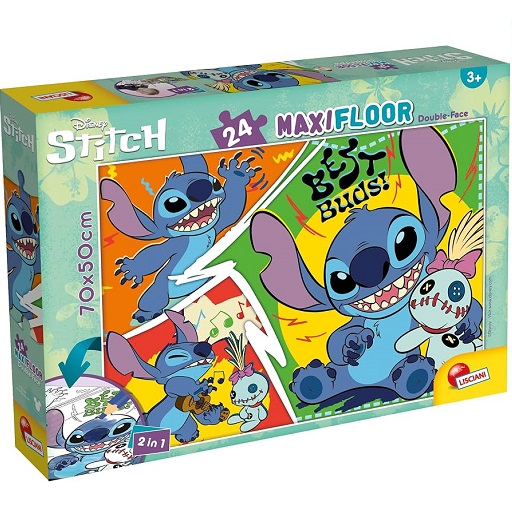 Puzzle Disney Lilo & Stitch maxifloor 24pcs Lisciani